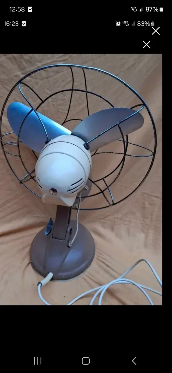 Ventilador antiguo de mesa