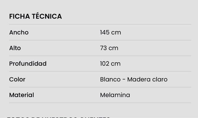 Escritorio moderno madera y blanco