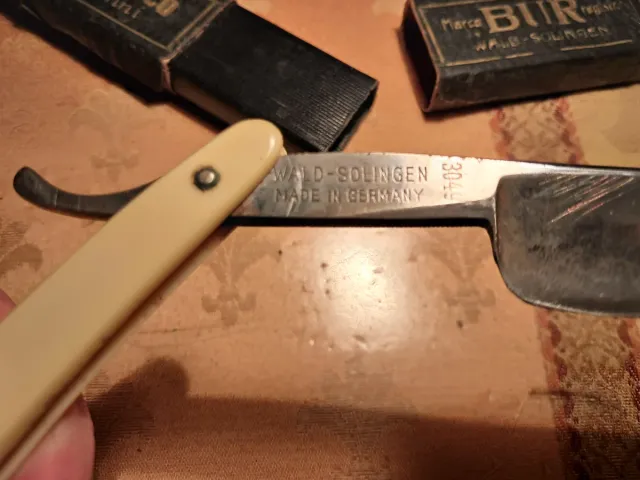 Rasoio antico BUR Solingen