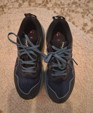 Asics Talla 37.5 Azul/Rosa