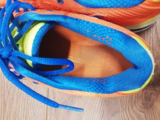 Zapatillas Asics Padel Naranja y Azul