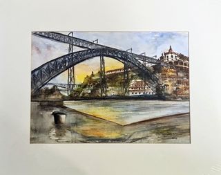 Pintura Original Aguarela José Barbosa