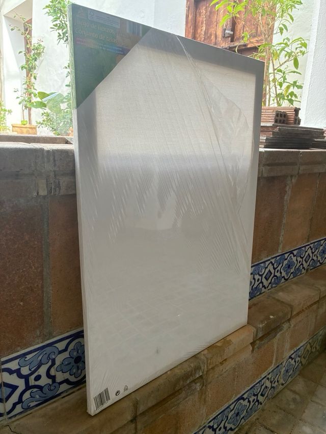 Lienzo en blanco para pintar