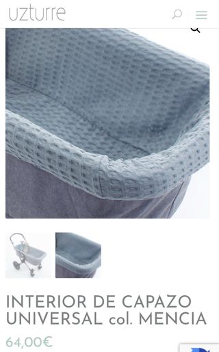 Saco capazo Uzturre + interior de capazo