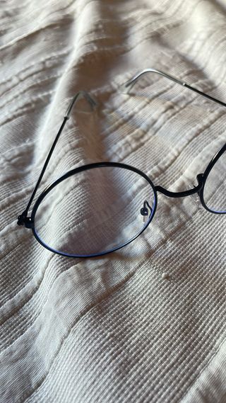 Gafas Redondas Estilo Harry Potter Negras