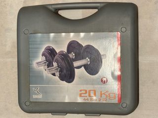 Maletín Mancuernas Domyos 20 Kg