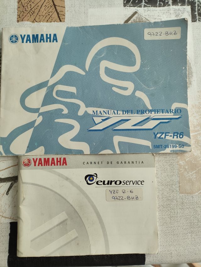 Manual Propietario Yamaha YZF-R6
