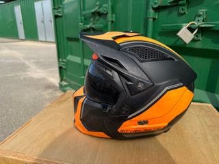 Casco Modular MT Helmets Streetfighter Naranja