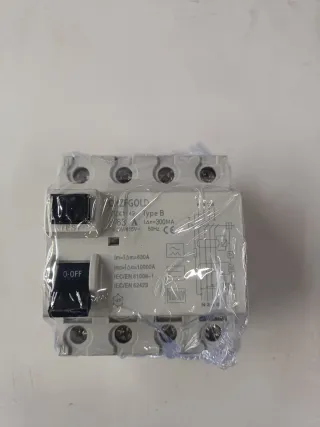 Interruptor ZFGOLD 63A Tipo B 4P