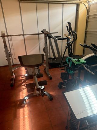 Cinta de correr DOMYOS T540
Elíptica DOMYOS 
BANCA