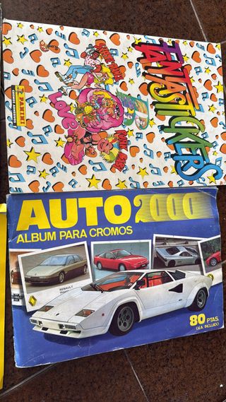Album adesivi Panini e Auto 2000