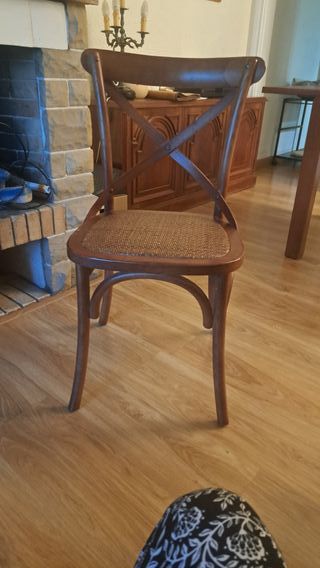 Mesa extensible madera 4-6 personas