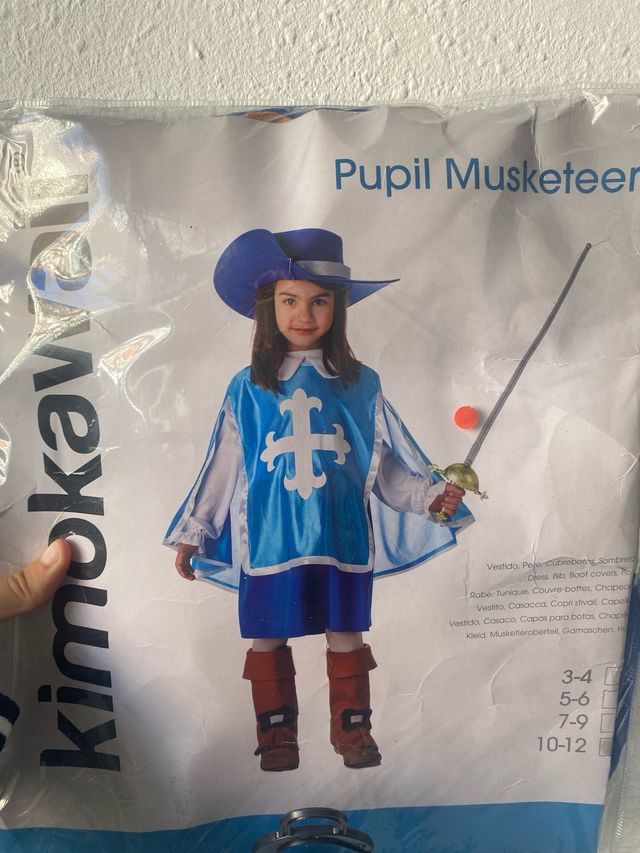 Disfraz Mosquetera