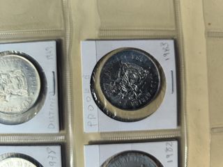 Sudáfrica 18 monedas 1 rand plata proof sin circul