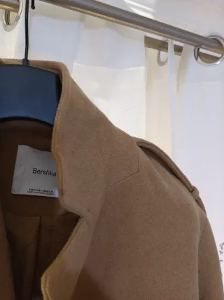 Gabardina marrón mujer