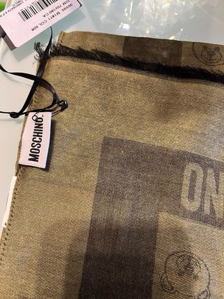 Foulard Moschino Teddy Bear Marrone