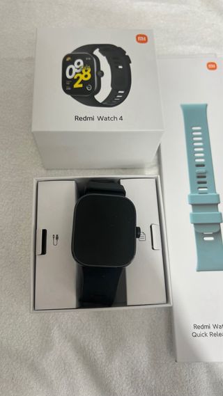 Reloj Xiaomi Redmi Watch 4 Negro + correa azul