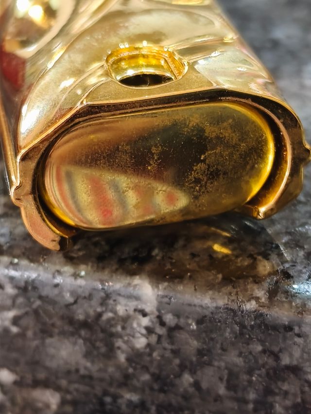 Botella Spray Dorado Estee Lauder  vacío vintage 