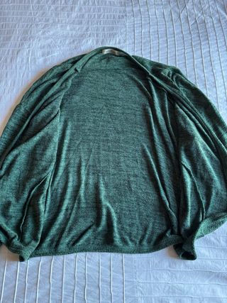 Chaqueta fina verde de Pull & Bear