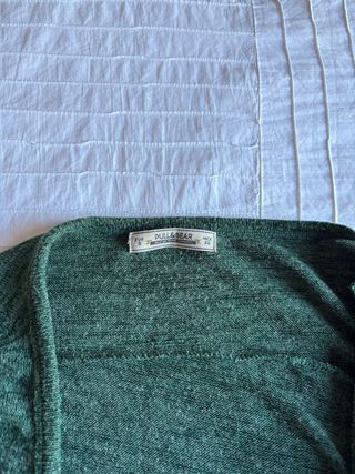 Chaqueta fina verde de Pull & Bear