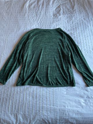 Chaqueta fina verde de Pull & Bear