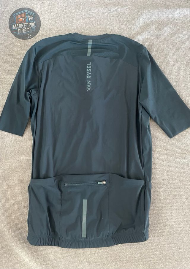 Maillot Van Rysel Verde Oscuro Talla M