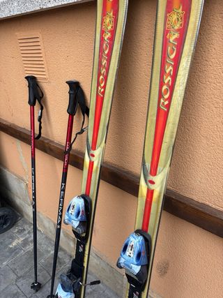 Esquís Rossignol Dorados