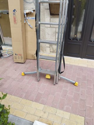 Escalera aluminio 3 tramos