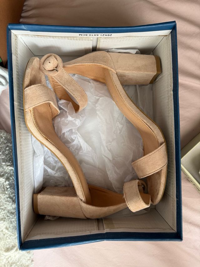 Tacones Marypaz Beige Talla 39