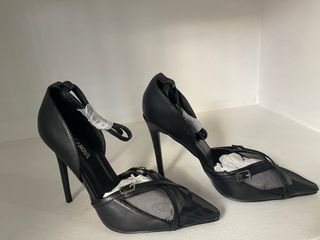 Zapatos de tacón negros mujer talla 38