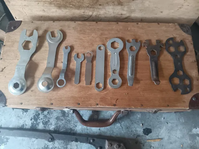 Lote 10 llaves planas bicicleta