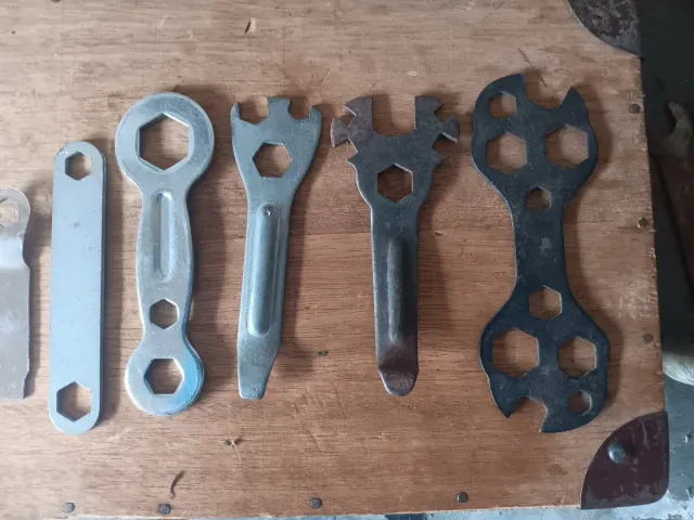 Lote 10 llaves planas bicicleta