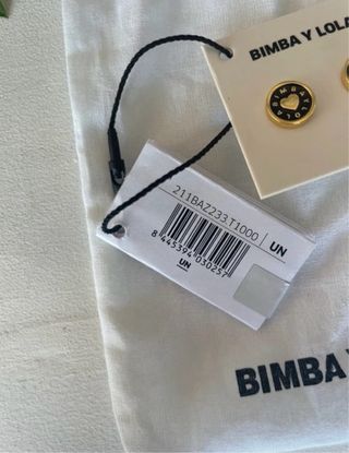 Pendientes Bimba y Lola Corazón Dorado