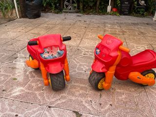 Correpasillos Feber Moto Roja y Naranja