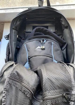 Mochila K-Way con maleta interior