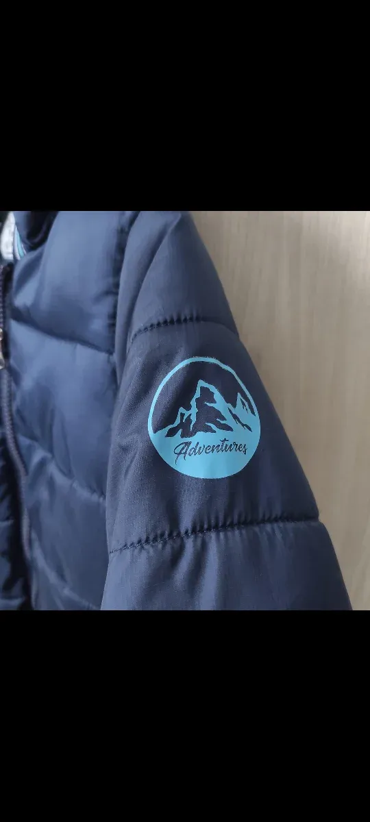 Abrigo niño azul marino