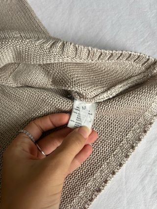 Maglioncino a maniche corte beige