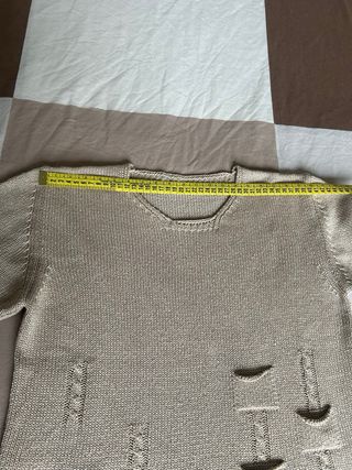 Maglioncino a maniche corte beige