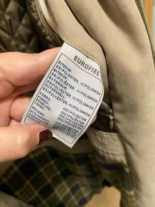 Parka Cortefiel Caqui XL Hombre