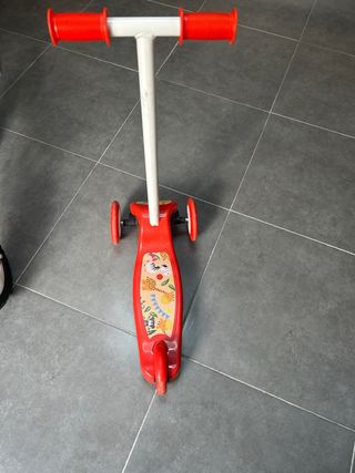 Patinete infantil 3 ruedas TOPLIFE rojo