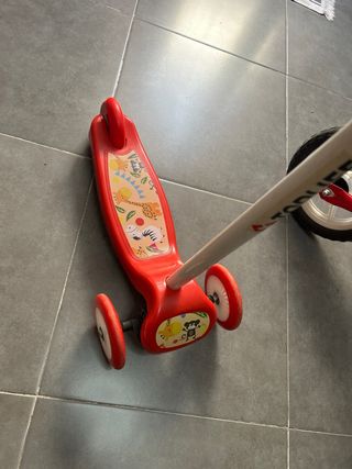 Patinete infantil 3 ruedas TOPLIFE rojo