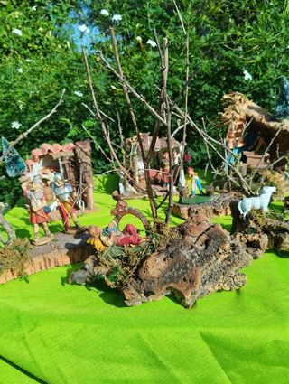 Antiche scene per presepe