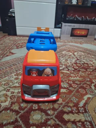 Camión de Juguete Road Master Azul y Rojo