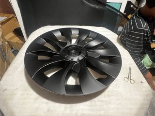 3p Cubo Roda Tesla Model Y Preto Fosco
