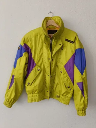 Chaqueta Descente Vintage Verde/Amarilla