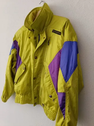 Chaqueta Descente Vintage Verde/Amarilla
