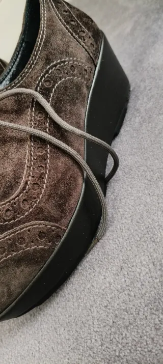 Zapatos de plataforma de ante