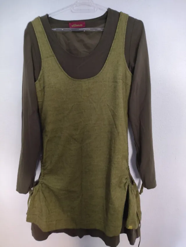 Vestido Skunkfunk verde M