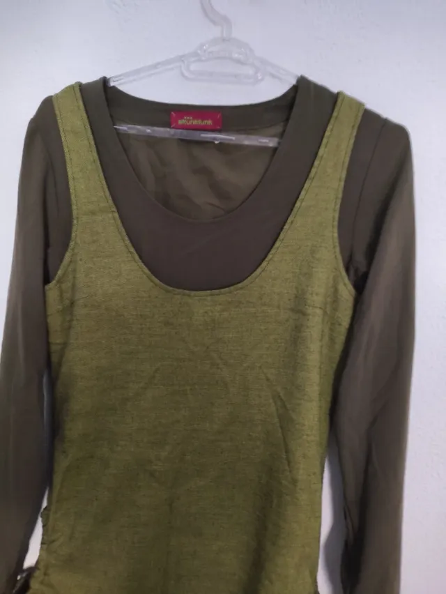 Vestido Skunkfunk verde M