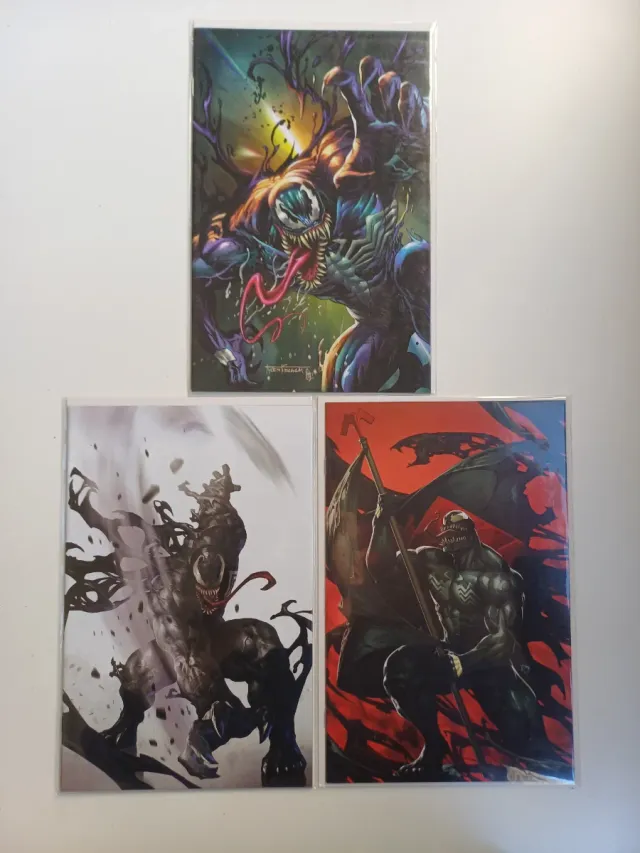 Venom Comics Mixed Virgin Variant Collection